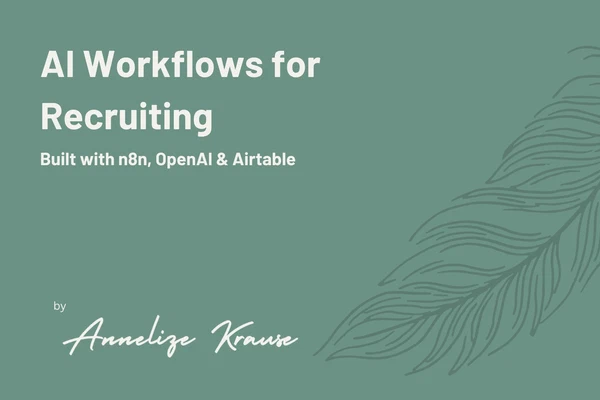 AI Workflows for Recruiting