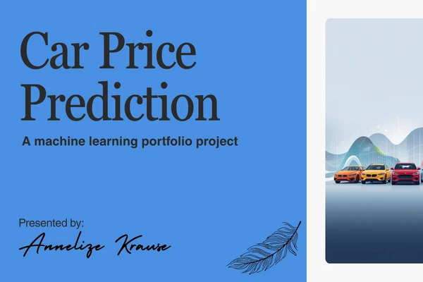 Car Price Prediction with Machine Learning